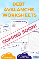 Debt Avalanche Worksheets