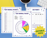 Debt Snowball Worksheets